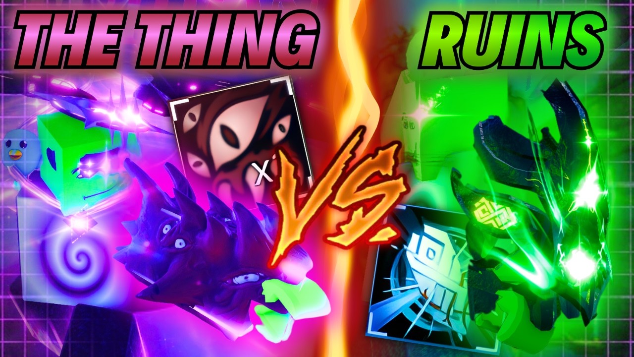 The Thing vs Ruins Device BEST Left Gauntlet Battle! (Maths + AFK)
