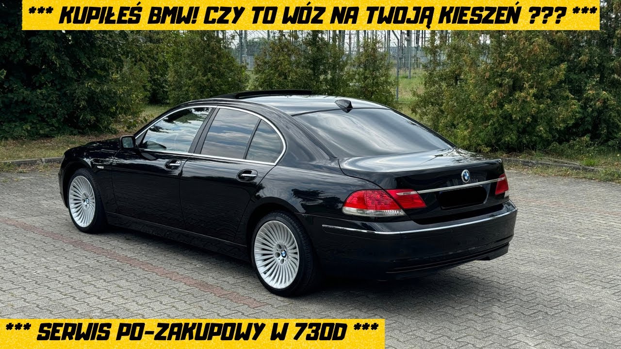 5 tyś zł? Kupiłeś BMW? Zrób Serwis Startowy ***THE 7*** BMW E65 730d Prezydencka Lymuzyna z RADOMIA!