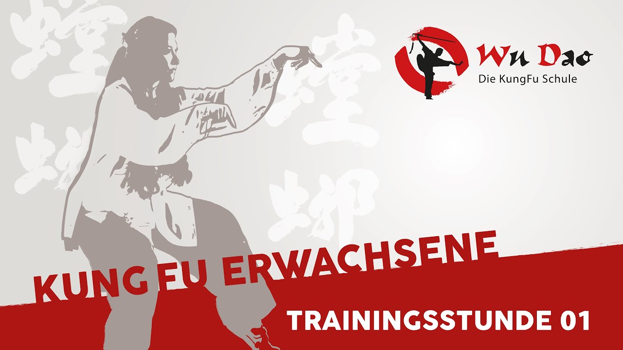 Kung Fu Anfängertraining // Wu Dao Hamburg // Fitness - Tritt Nr. 1 - 12 - Basistechnik 1 - 11 // 01