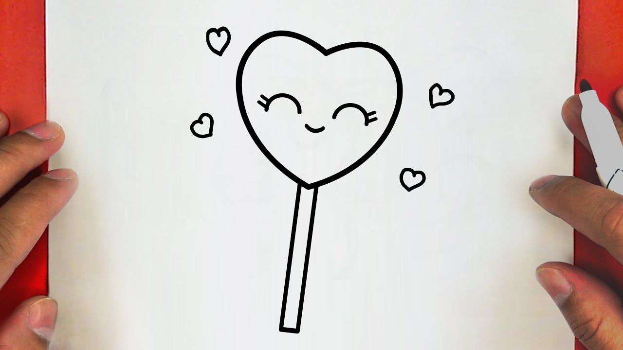 COMO DESENHAR UM LOLLIPOP F&Aacute;CIL BONITO,PASSO A PASSO, JACKDesenhos/HOW TO DRAW A CUTE EASY LOLLIPOP