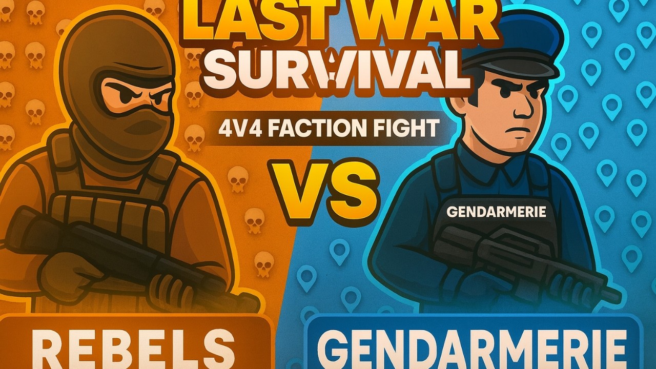 Last War: Survival 4VS4 Fraction fight! VIP 18 & 17's VS VIP 17's ! Season 2