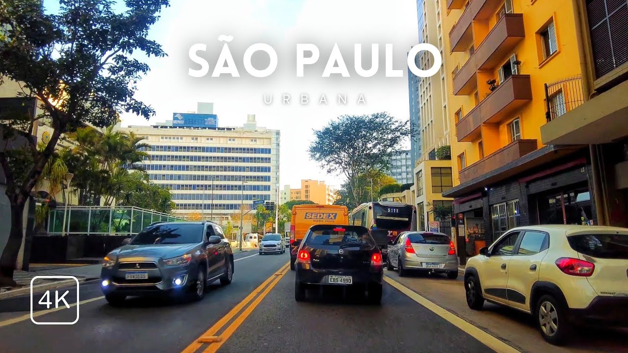 São Paulo 4k • Subida da Avenida Brigadeiro Luís Antônio