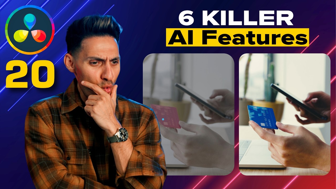 7 Mind Blowing DaVinci Resolve 20 AI & Color Page Features