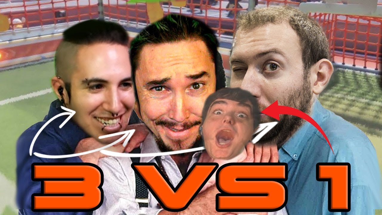 Bois против JP в режиме 3 против 1 | Многопользовательский режим Party Animals