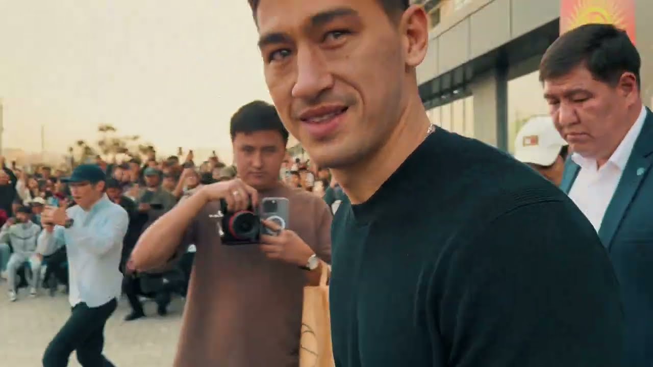 Dmitry Bivol Meets Fans in Kyrgyzstan