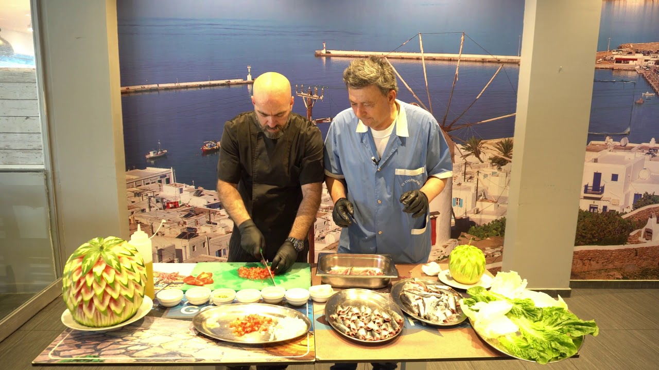 Σαρδέλες παντρεμένες από το σταυροδρόμι Fish & Go TV