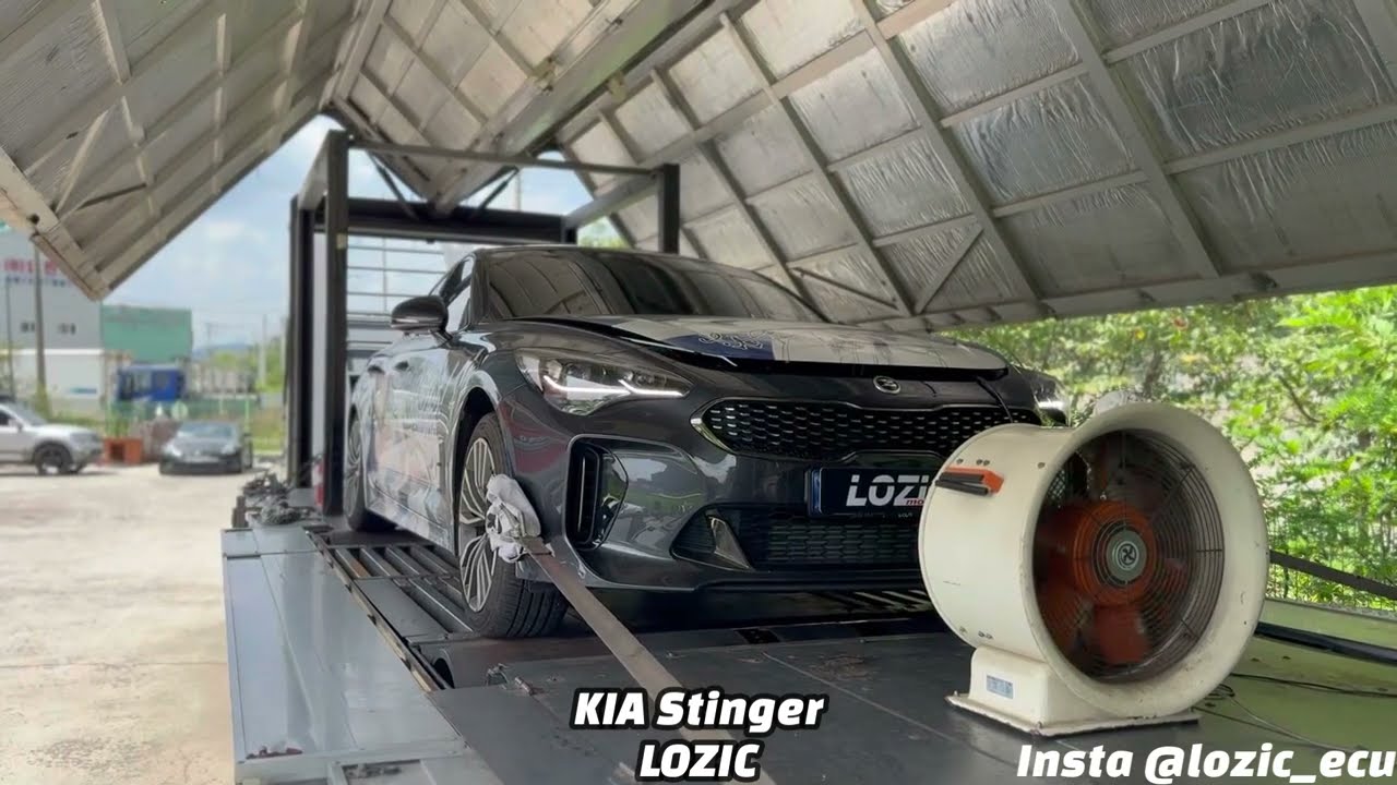 KIA Stinger 2.0  LOZIC Custom ECU Tuning + Performance Popbang