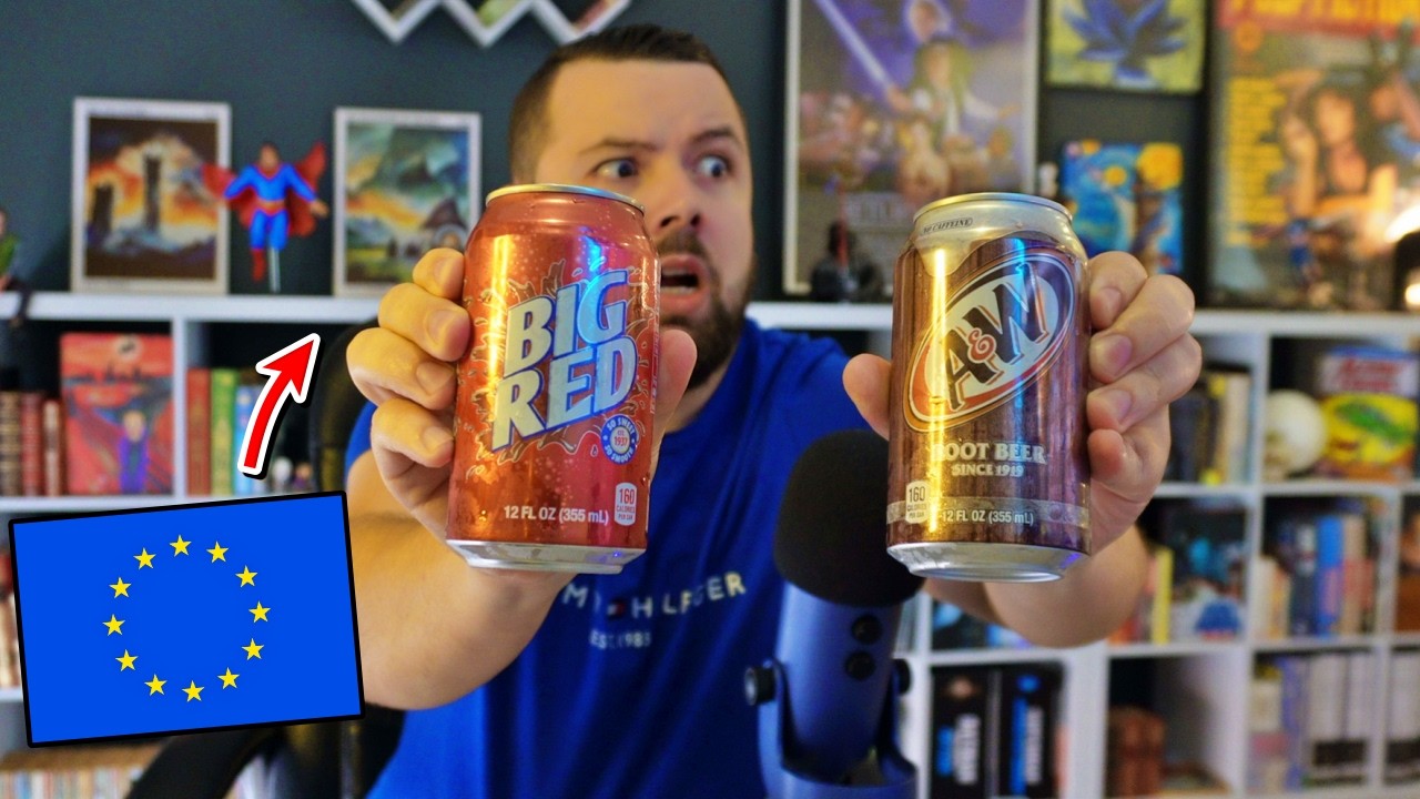 Trying Big Red and Root Beer for the First Time