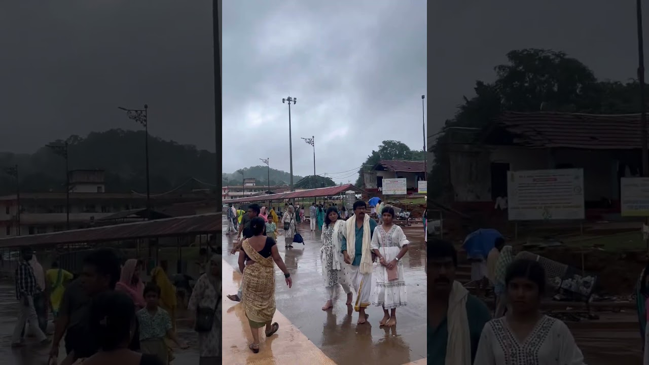 June 06 rain in  Kukke Subramanya temple! #kannadanews #kukkesubramanya #travel #karnataka #temple