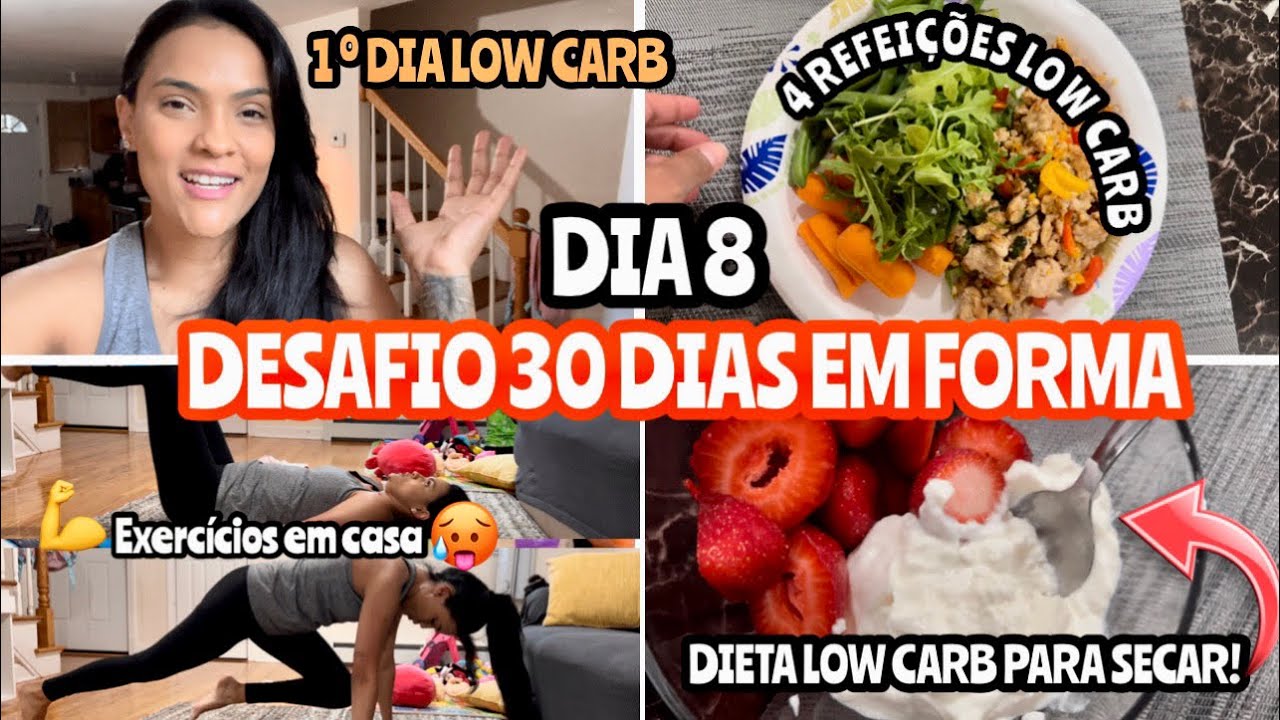 PRIMEIRO DIA DIETA LOW CARB - ALIMENTAÇÃO LOW CARB + EMAGRECIMENTO - DESAFIO / DIÁRIO DA DIETA