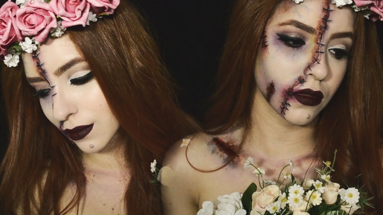 CORPSE/ZOMBIE BRIDE - HALLOWEEN MAKEUP TUTORIAL | Amanda Oliveira