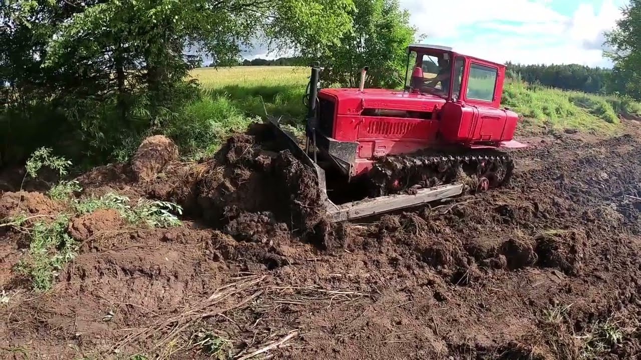 Работы на Лёхиной фазенде. Часть 7. Зарываю болото