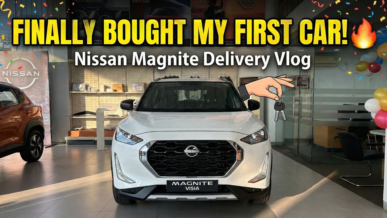 Finally Bought My First Car! 🔥 Nissan Magnite Delivery Vlog
