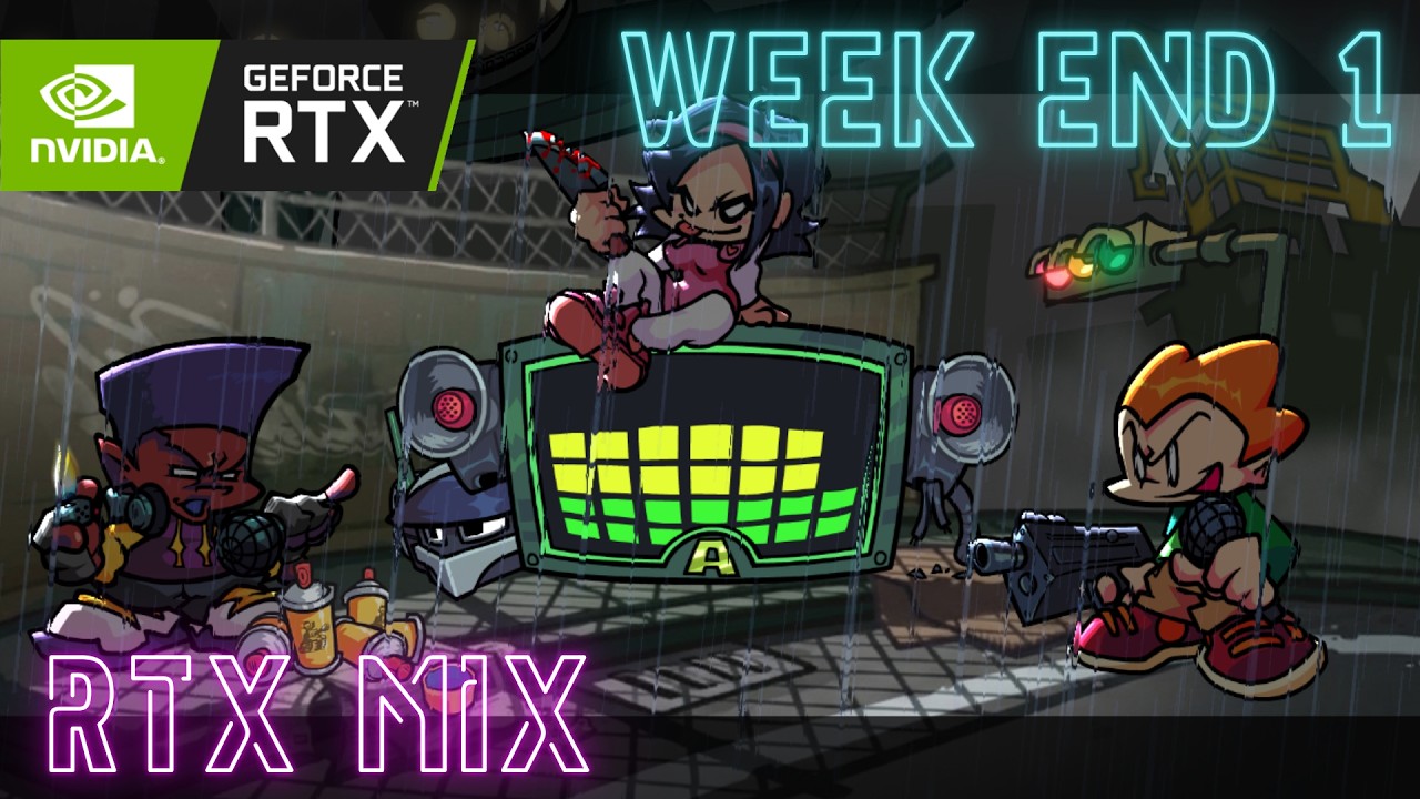 WeekEnd1 RTX Mix (Reverb & stereo🎧️) / Fan-made FNF