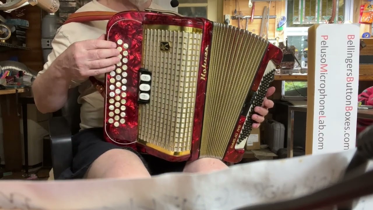 Hohner Gaelic IV S BCC# accordion 416 reeds!  #642 (nfs)