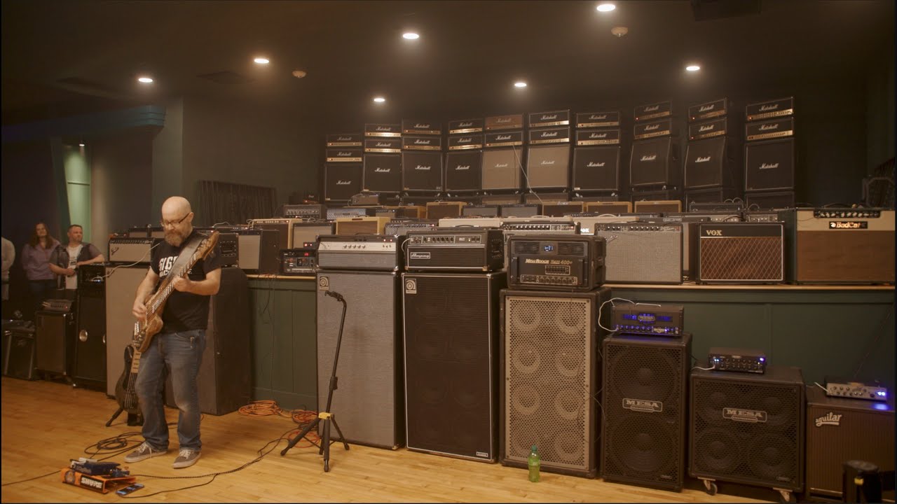 West Des Moines, IA - Val Air Ballroom - World Record - most guitar amps played at one time.