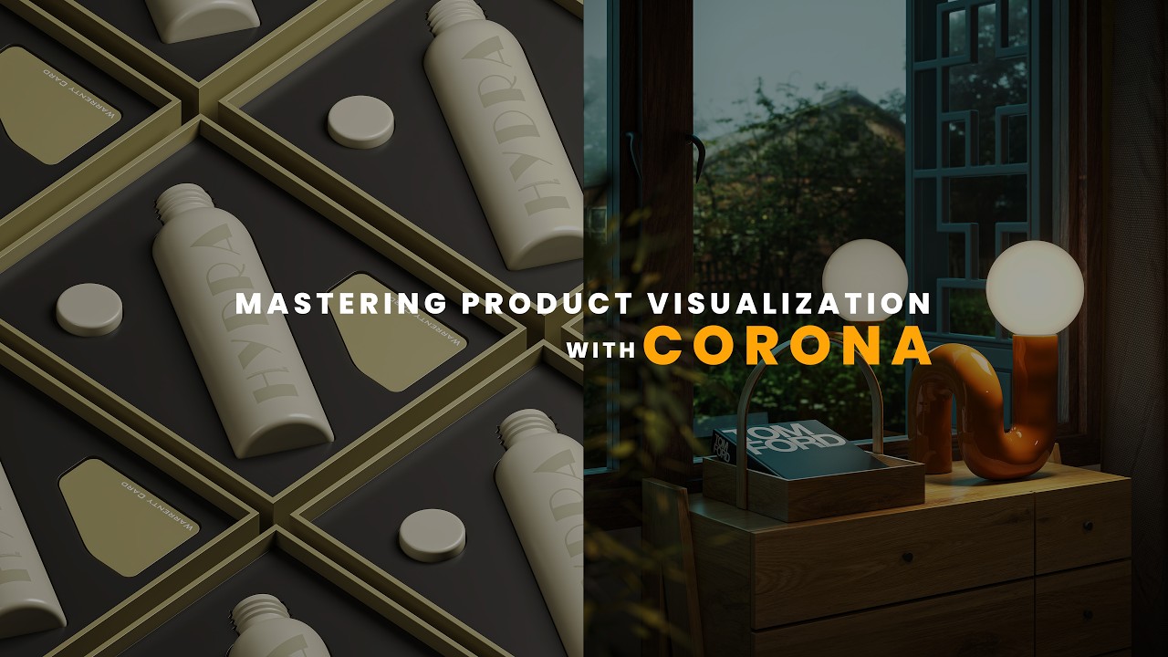 Освоение визуализации продуктов с помощью Corona &ndash; Официальный трейлер курса | #3dcourse #coronac...