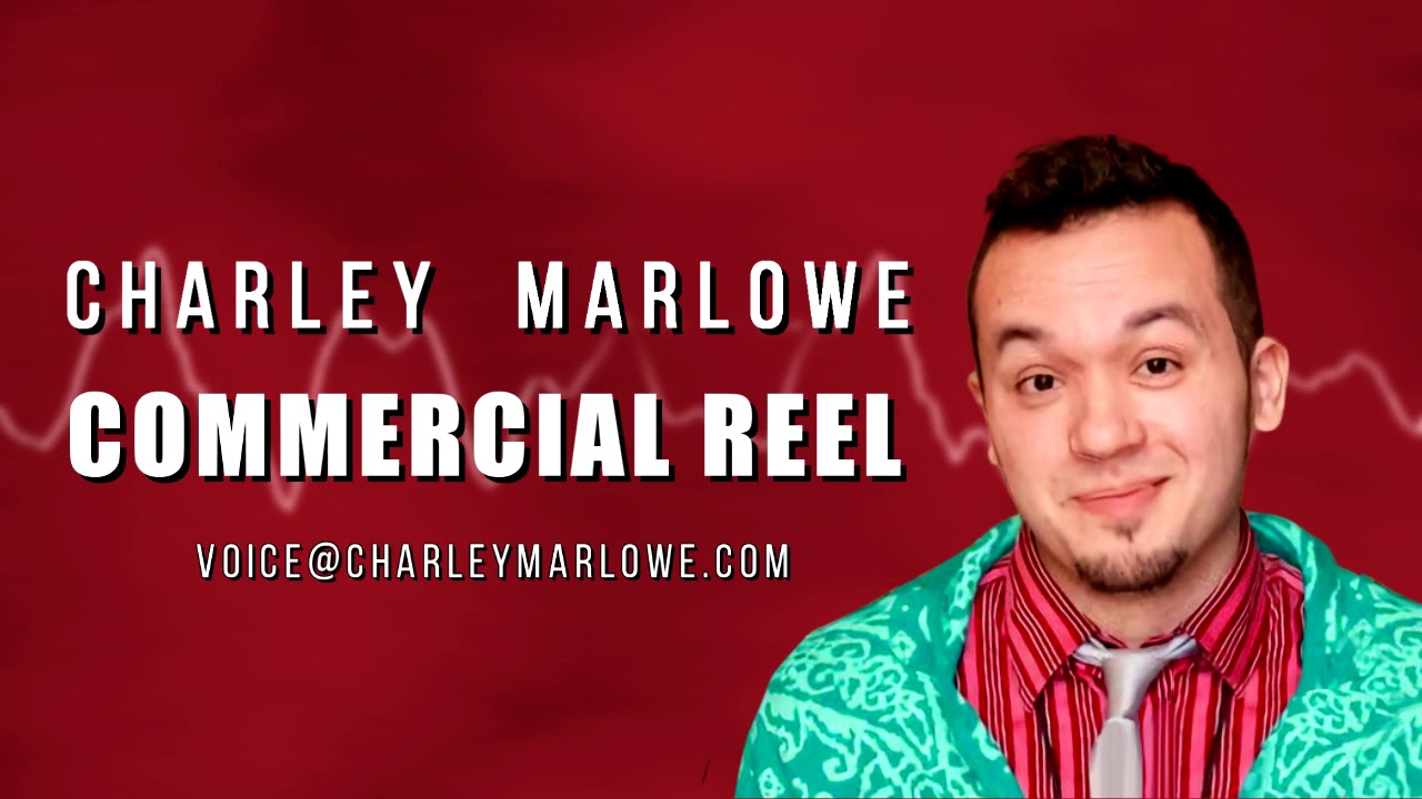 Charley Marlowe Commercial Voice Over Demo Reel | youthful non-binary loud enthusiastic voice NYC