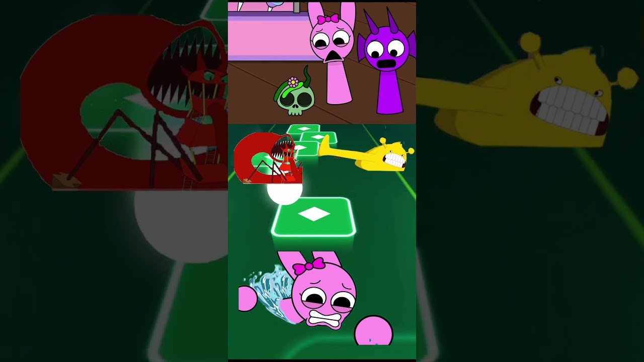 INCREDIBOX SPRUNKI EATER vs SLIDE EATER / COFFIN DANCE (GAME TOONS) Tiles Hop