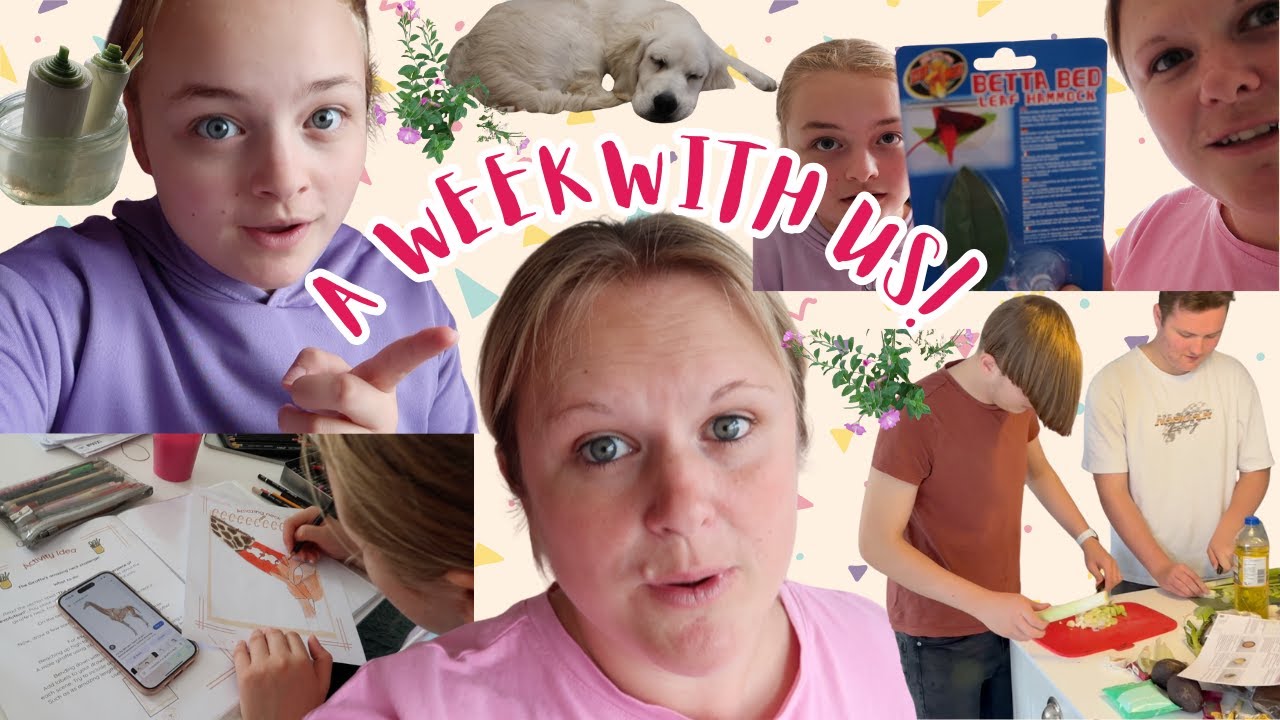 A week with us - Family vlog -  August 2025 - Home schooling in the uk