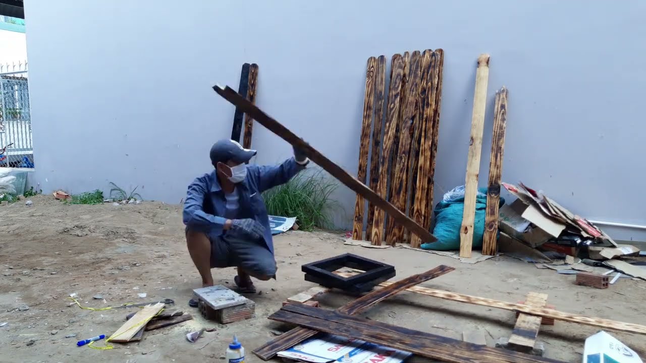 DIY- TỰ TAY LÀM NỘI THẤT TỪ GỖ CHO NHÀ LẮP GHÉP MỸ THO VÀ CÁI KẾT