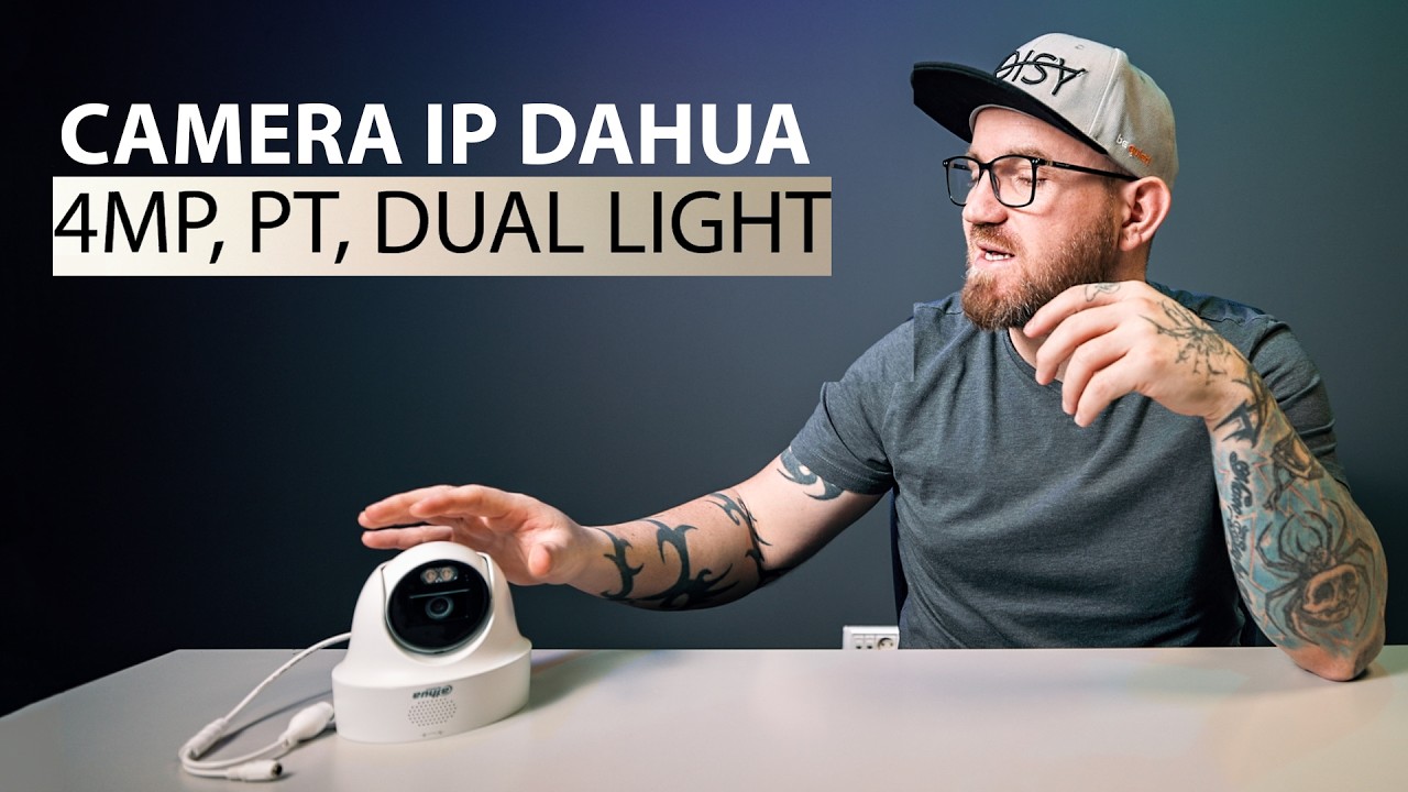Camera IP dome, 4MP, Dahua IPC-PT1439H-PV-0280B