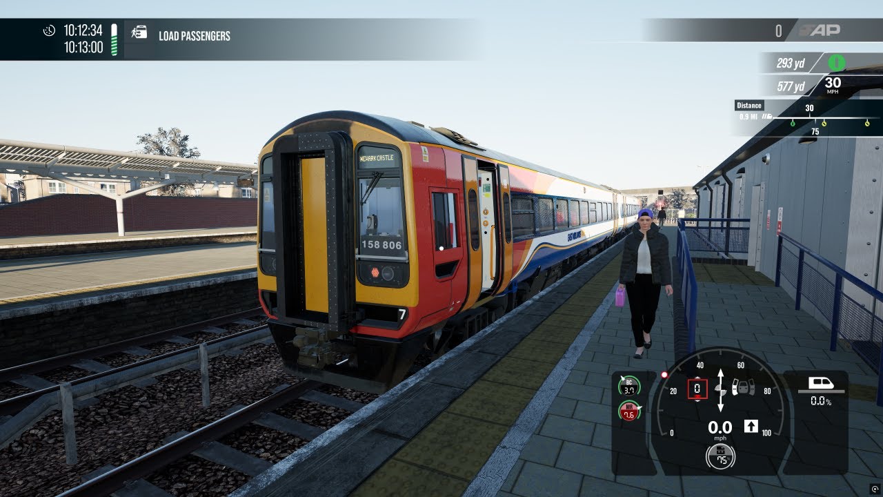 2K29 Matlock  -  Newark Castle #tsw6 #class158 #gaming #trainsimworld6