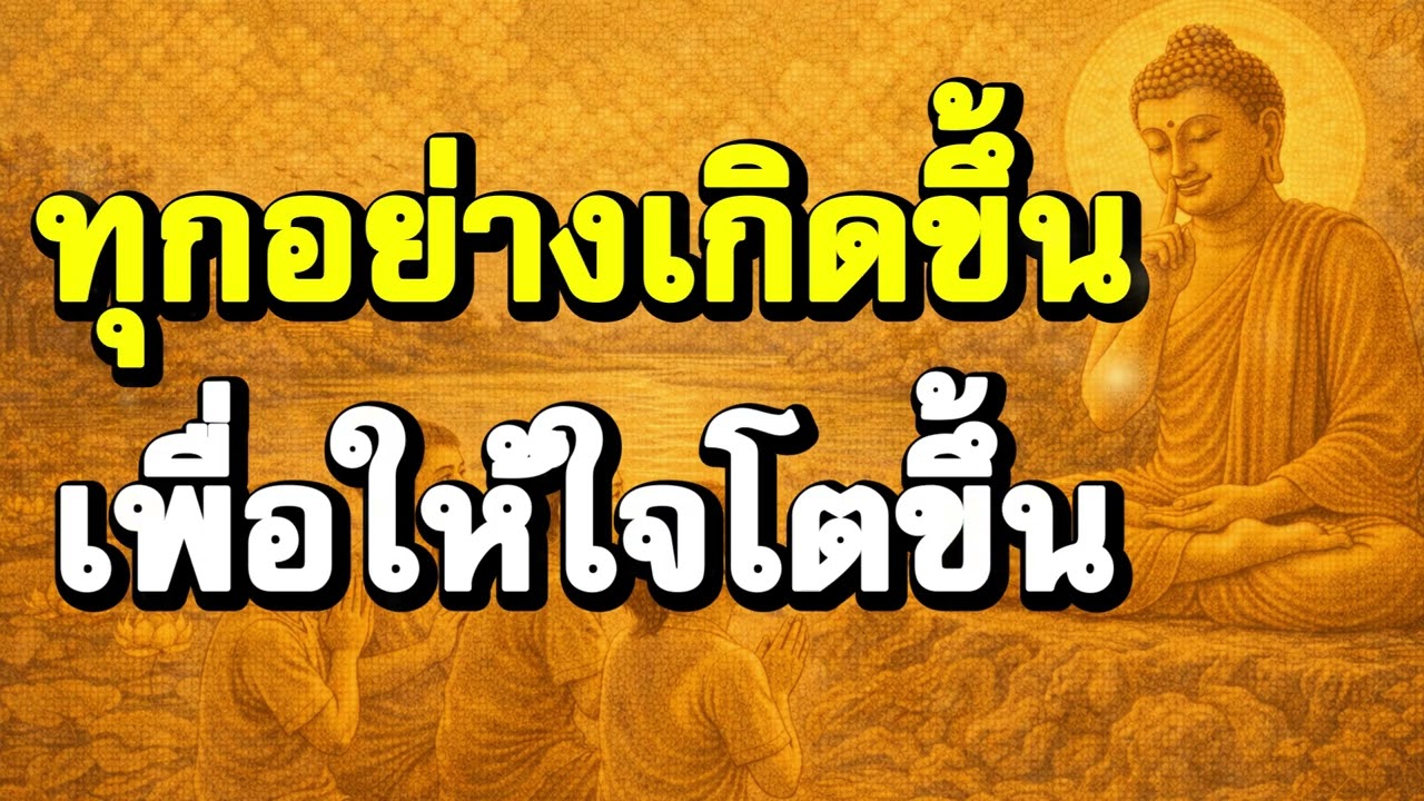 ทุกอย่างเกิดขึ้น เพื่อให้ใจโตขึ้น | Podcast ฟังธรรมะ | Ep.16