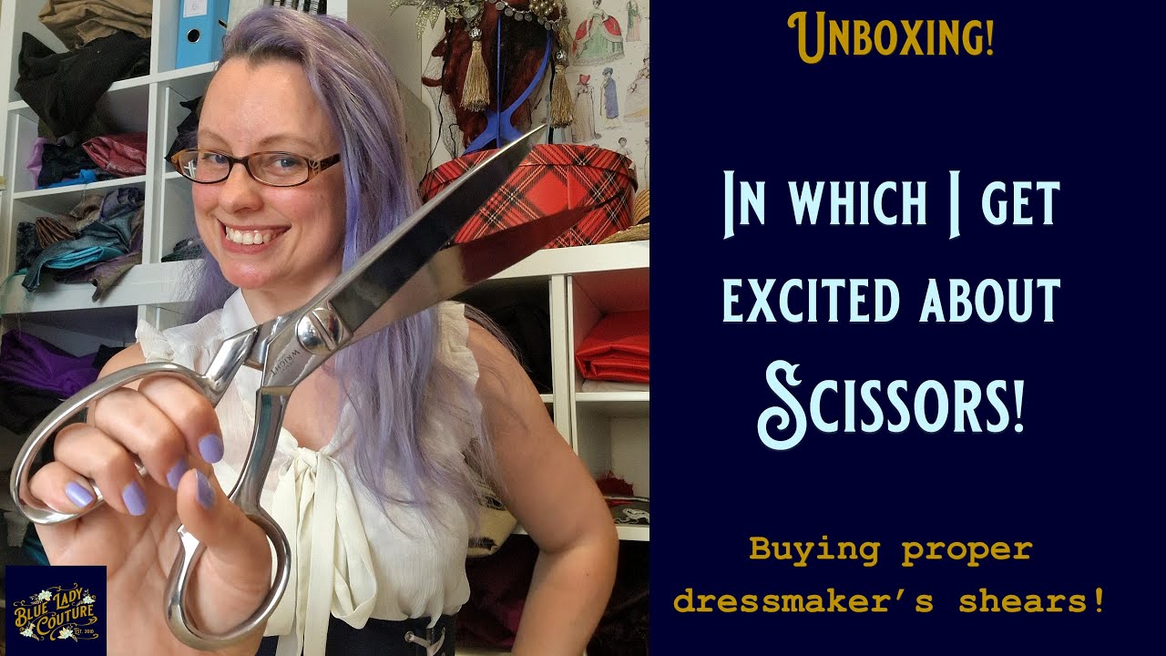 Unboxing Heritage Tailors Shears! Excited About Scissors and Buying Proper Dressmaker's Shears!
