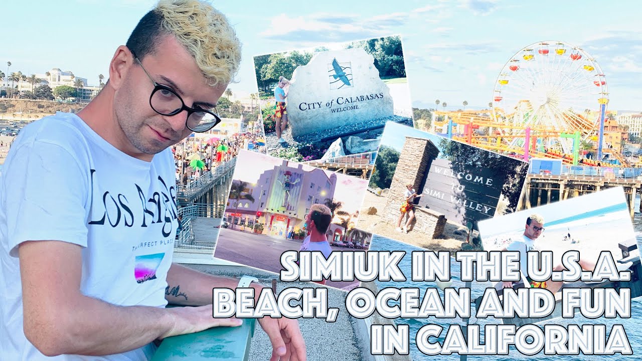 SIMIUK IN THE U.S.A. 🇺🇸 BEACH ⛱, OCEAN 🌊 AND FUN 🎡 IN CALIFORNIA • by SimiUK