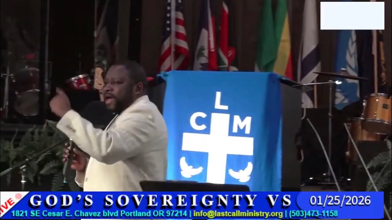 GOD SOVEREIGNTY VS MEN'S FREEDOM - 01/25/2026