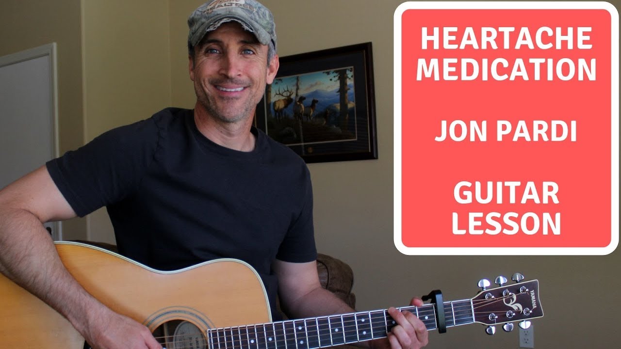 Heartache Medication - Jon Pardi - Guitar Lesson | Tutorial