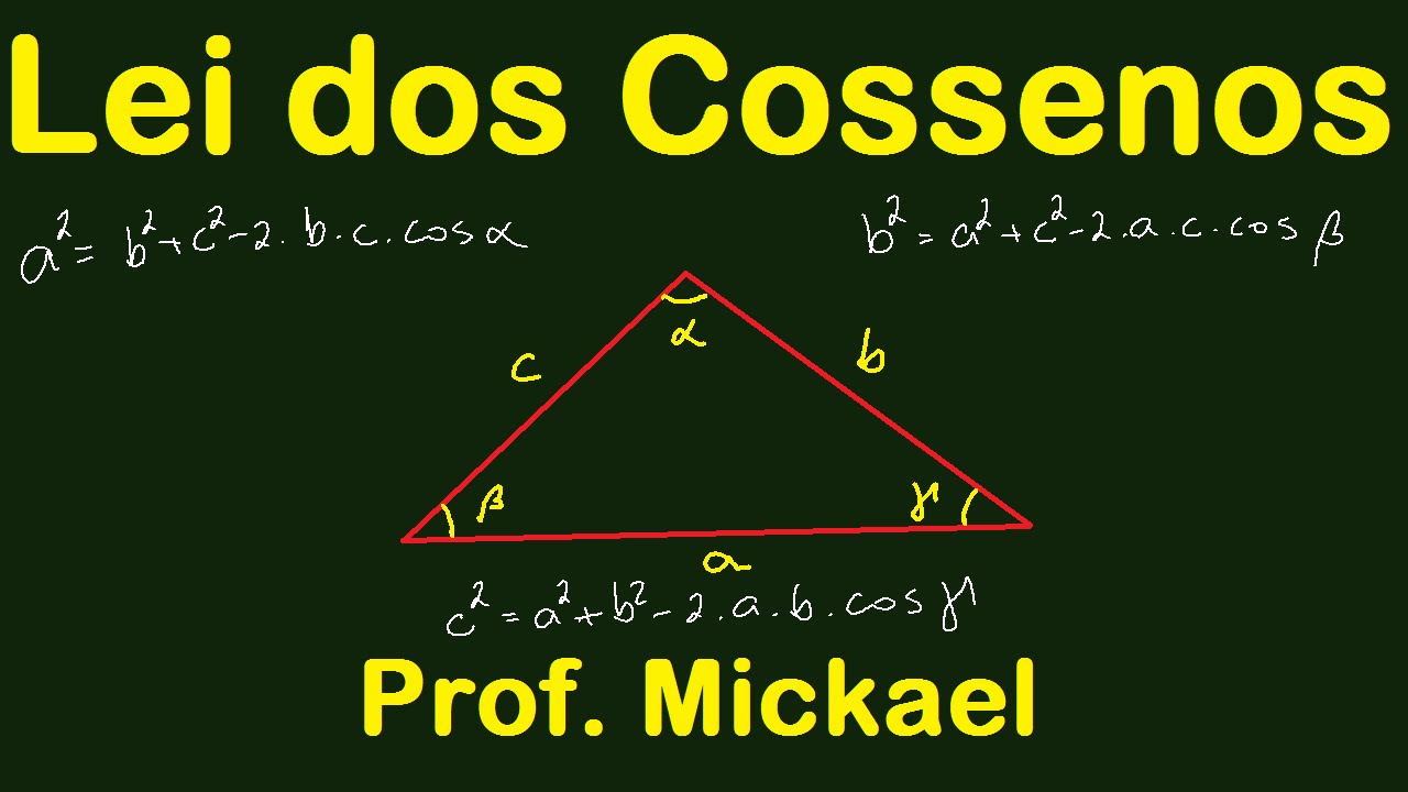 Lei dos Cossenos - Lista de Exercícios