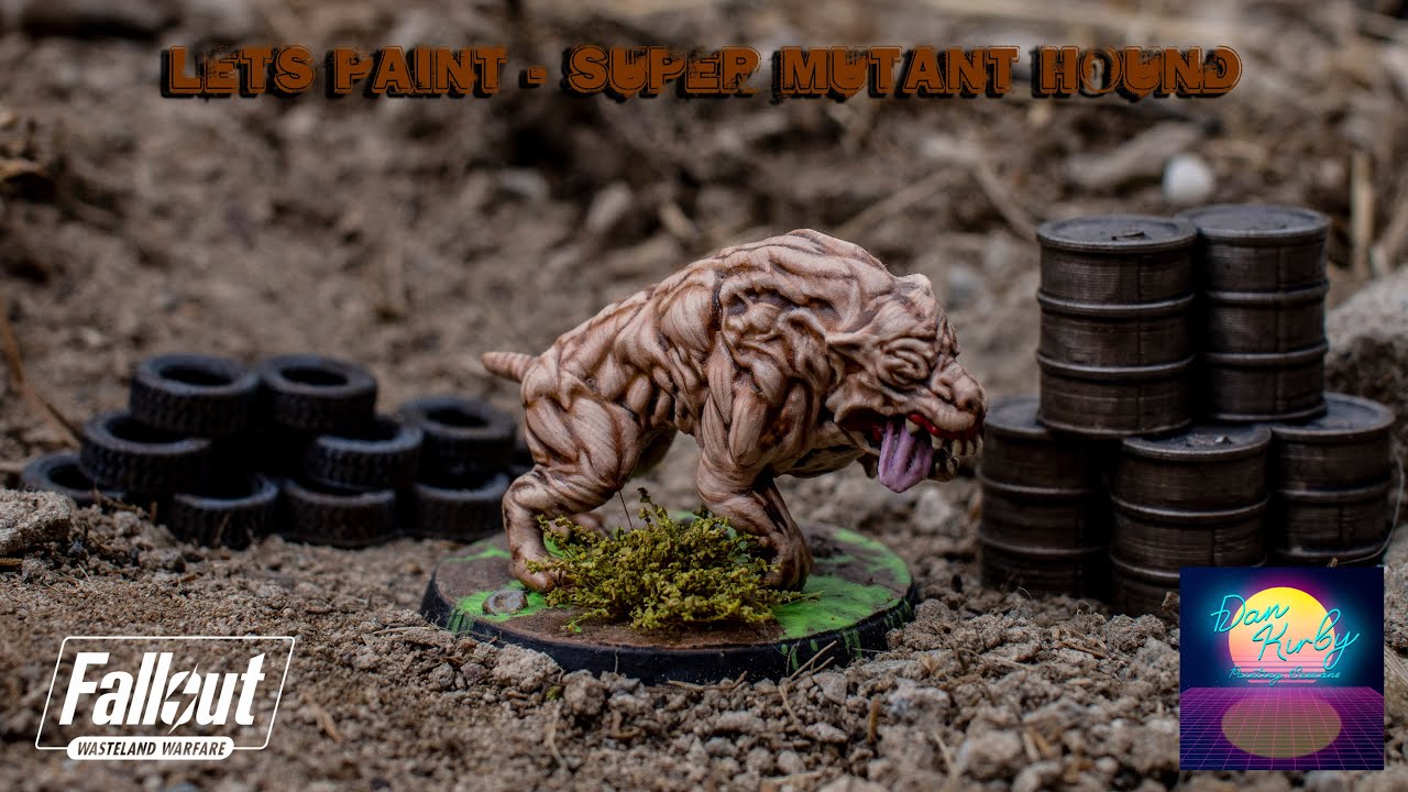 SUPER MUTANT HOUND | Fallout Wasteland Warfare starter box.