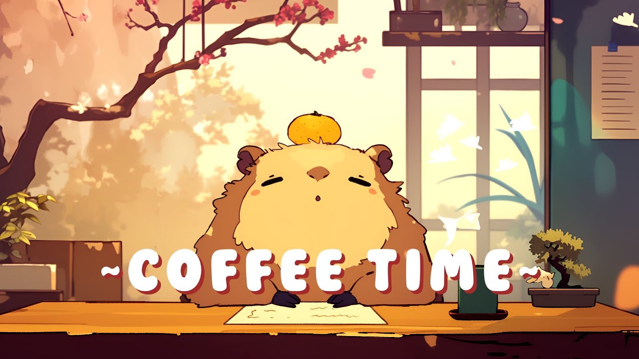 [Full Hour] Capybara Lofi Zone - Peaceful Lofi Hip Hop Beats ~ Dreamy Vibes ~ 🦫 📝 | Continuous Mix