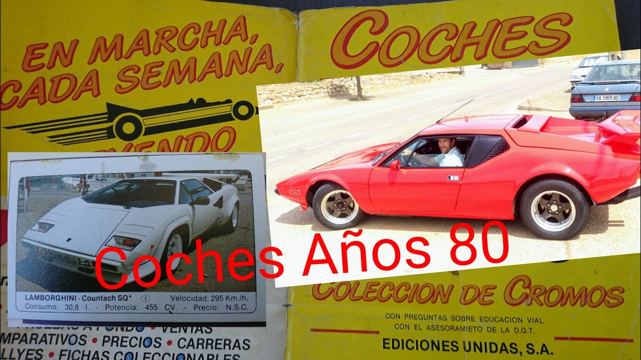 COCHES AÑOS 80 | Fotos Precios Peso Potencia y Fotos mías de mis COCHES. ÁLBUM DE CROMOS