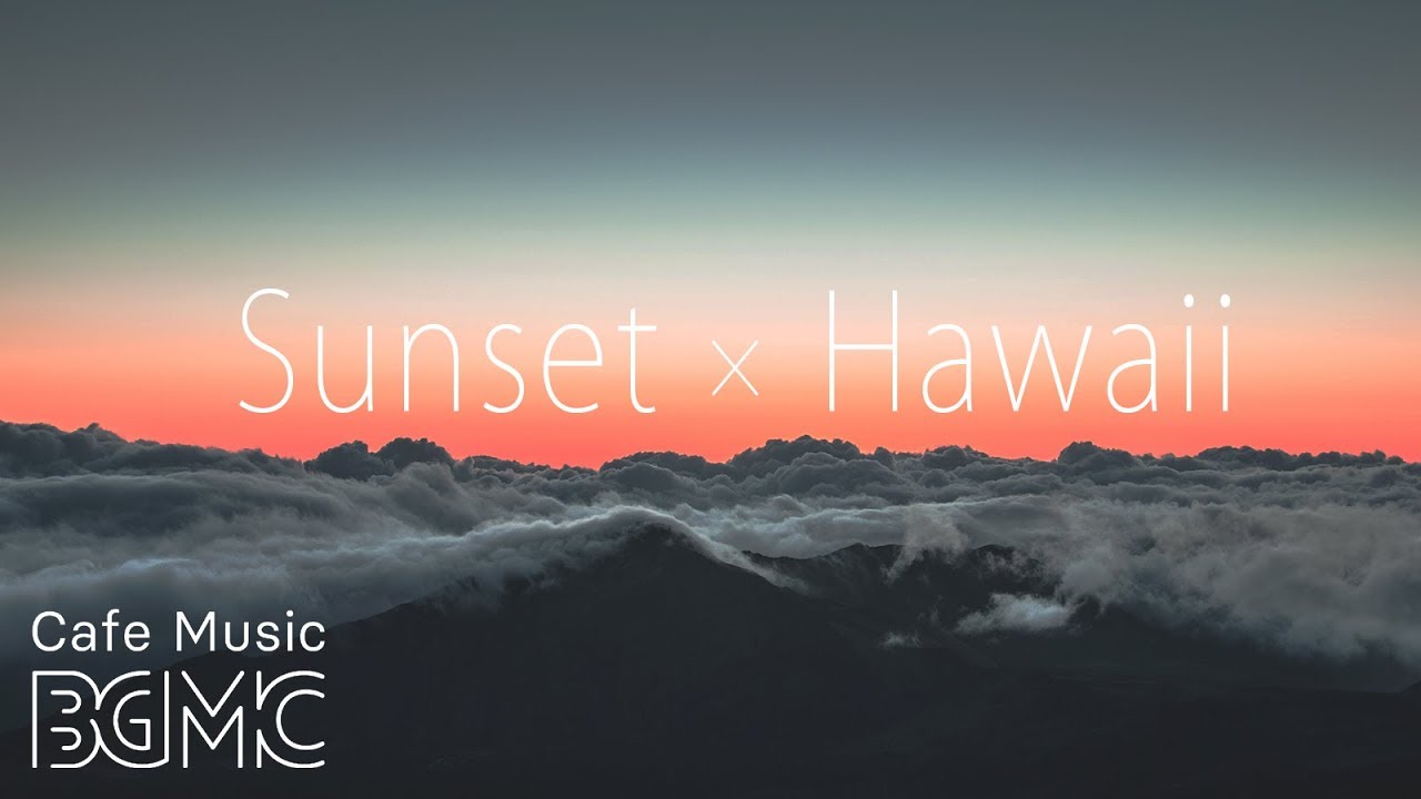 Sunset & Hawaiian Guitar Cafe Music - Relaxing Ukulele - Tropical Island Music for Beach