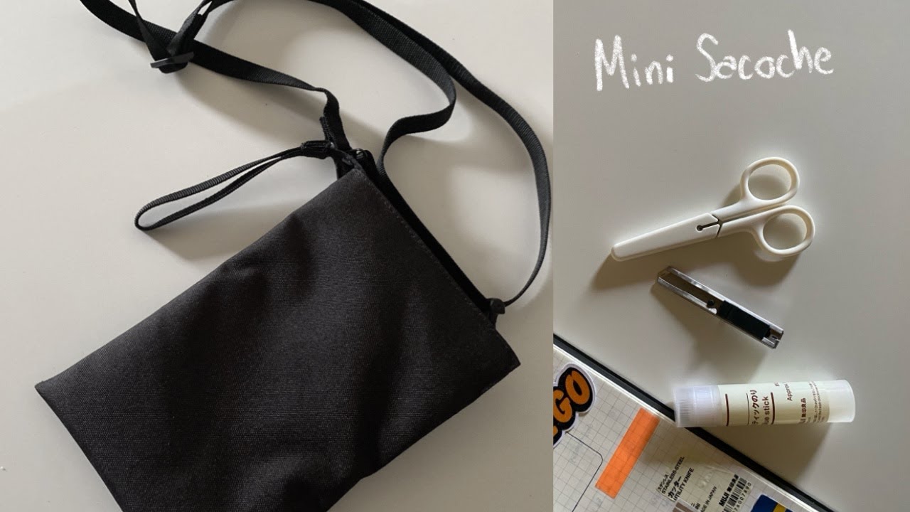 Muji MIni Sacoche Bag / Muji Junk Journal Essentials