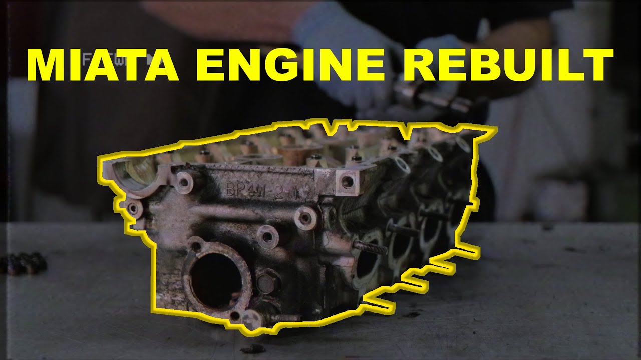 The Engine Shop, INC.  - Mazda MX-5 Miata BP4W Head Resurfaced (4k)