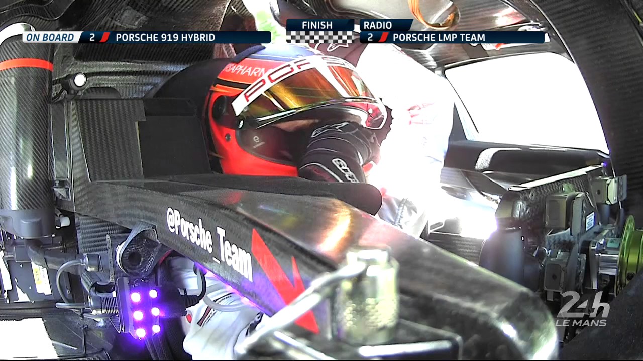 Emotion for the 24 Hours of Le Mans winner - Timo Bernhard