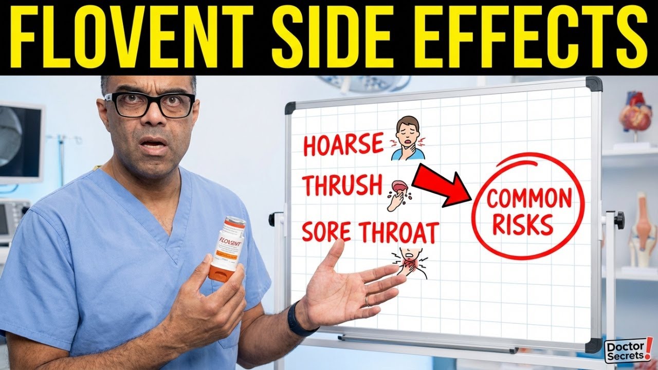 Наиболее распространенные побочные эффекты Фловента | Применение ингалятора с флутиказоном и корт...