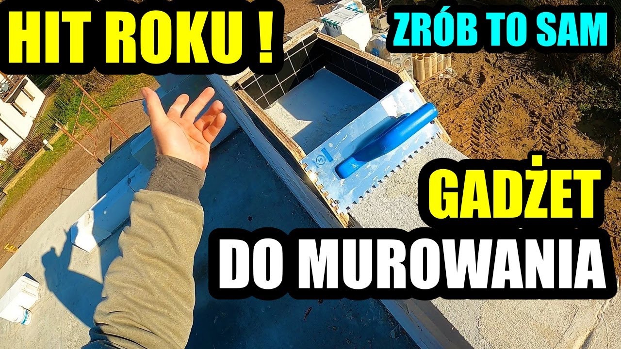 #18 SKRZYNKA DO MUROWANIA. MUROWANIE NA KLEJ. MUROWANIE GAZOBETONU
