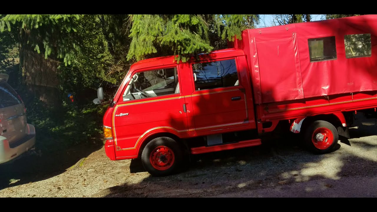1994 mazda Bongo Brawny 4x4 diesel R2.W-Cab MT5...18000km (по русски )