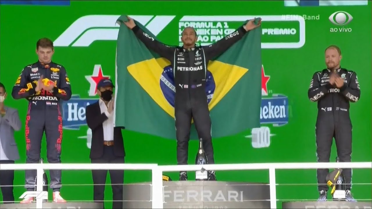 GP São Paulo F1 Interlagos 2021 - transmissão completa, vitória de Lewis Hamilton (Band, 13/11/2021)