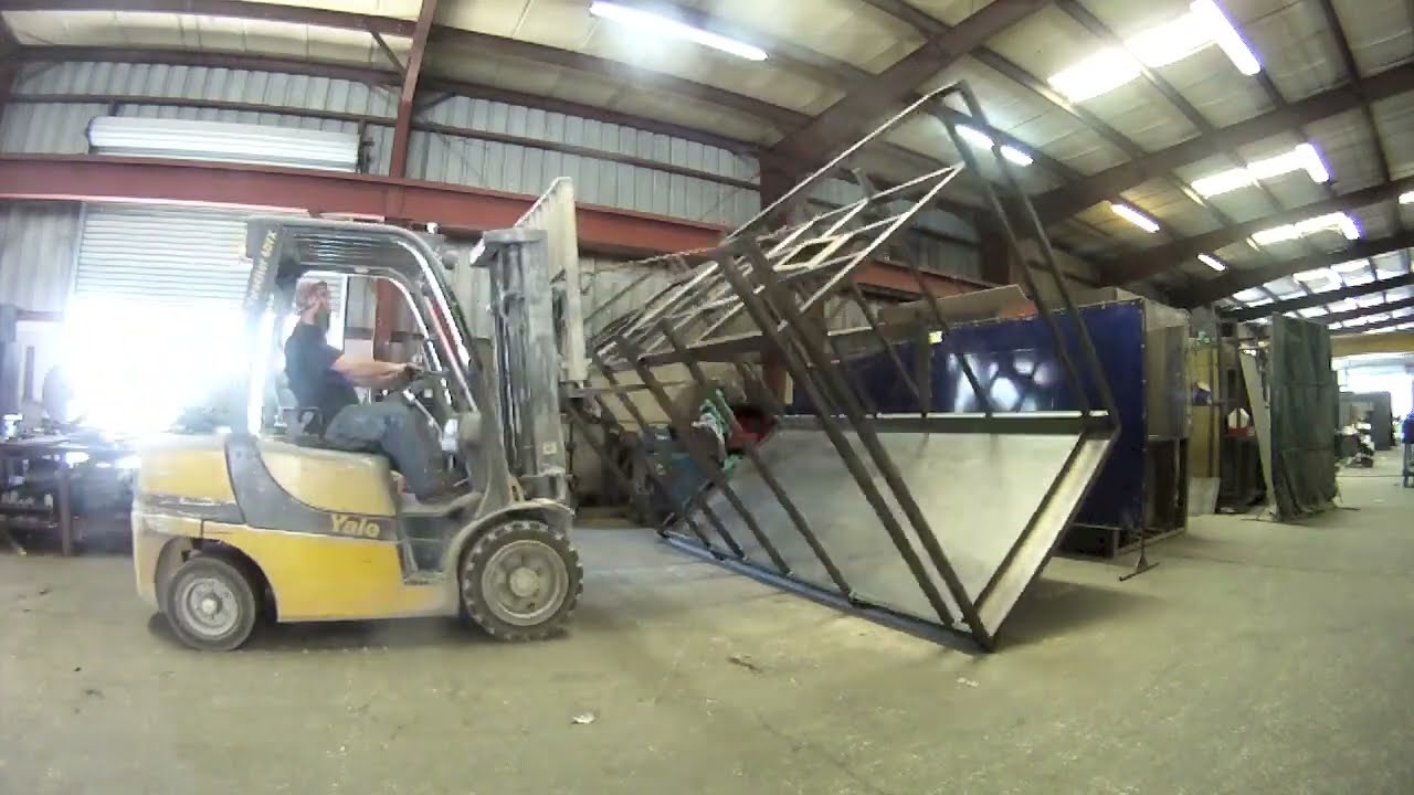 B&L Cremation - Crematory Manufacturing: Steel Frame