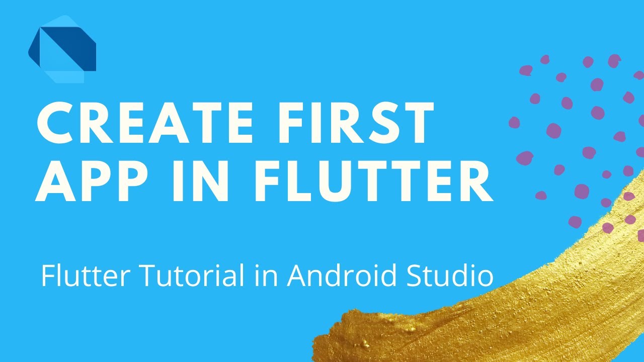 Creating a Flutter App in Android Studio-Flutter Tutorial for Beginners  2021