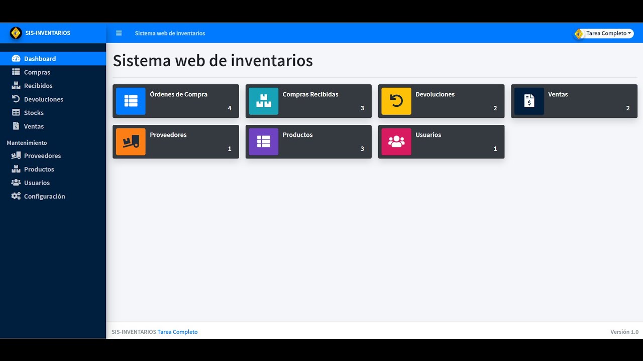 ✅Sistema web de Inventarios Completo en PHP y MYSQL + Código Fuente