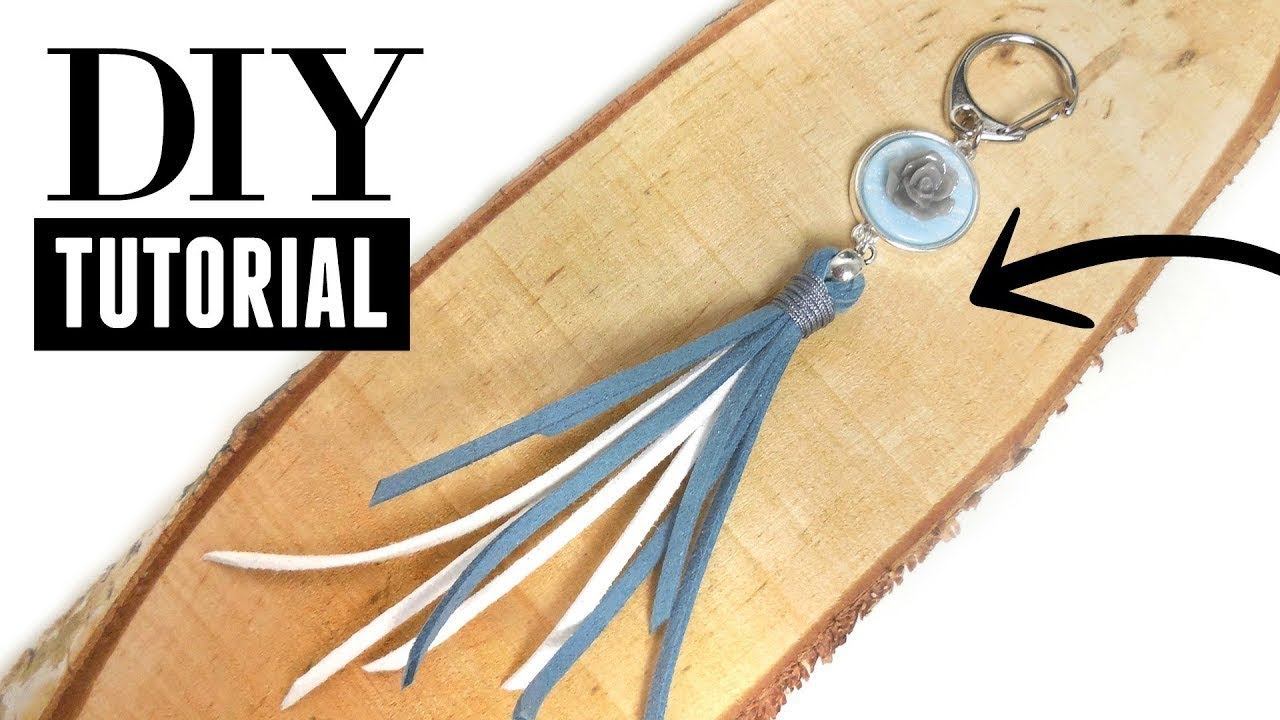 Zelf Een Sleutelhanger Maken Van Suede  - Stap Voor Stap Video Tutorial