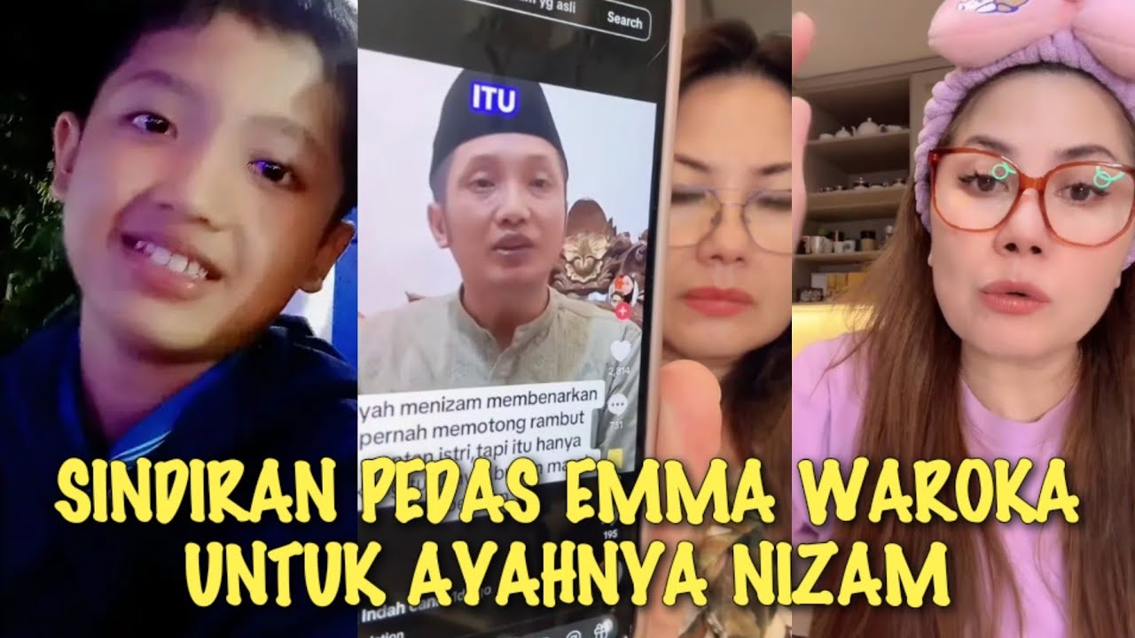 HEBOH√√ EMMA WAROKA SINDIR PEDAS AYAHNYA NIZAM BEGINI!!