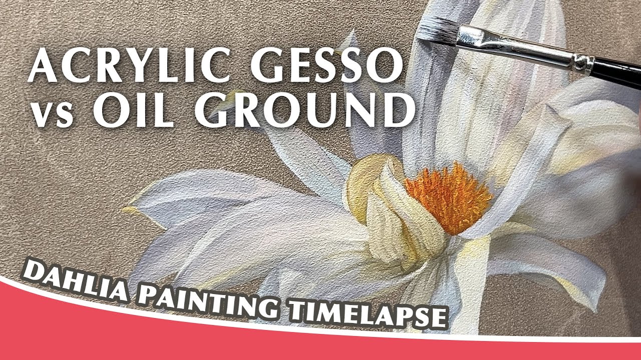 What&rsquo;s the Difference? Acrylic Gesso vs Oil Ground for Oil Painting